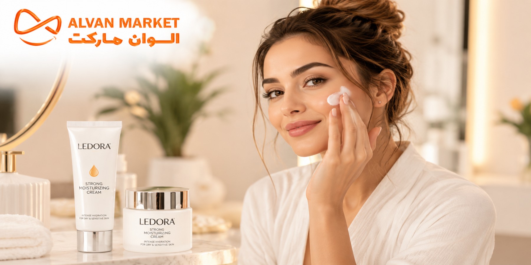 کرم آبرسان قوی لدورا مناسب رطوبت‌رسانی پوست